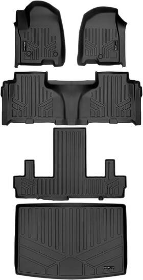 Smartliner 840004633916 Floor Mats 3 Row Cargo Liner Behind 2021-2025 Cadillac Escalade Esv