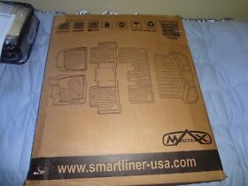 A0178-b0179 Smartliner Floor Mats Silverado Sierra Extended Cab 2001-2006 Black A0178 B0179