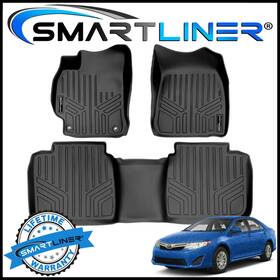 Sa0102 Smartliner Sa0102/b0102 Custom Fit 2 Row Floor Mats Liners Set 2012-14 Toyota Camry Black