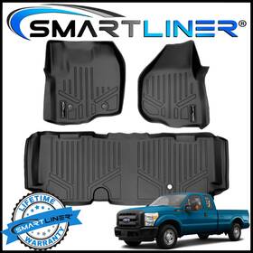 Sa0116 Smartliner Sa0116/b0091 Floor Mat Liners Set For 2012-2016 Ford F250 F350 Super Duty Supercab