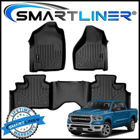 Sa0126 Smartliner Sa0126/b0048 Custom Fit Floor Mat Liners Set 2012-2022 Dodge Ram 1500 Quad Cab