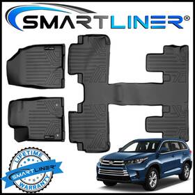 Sa0152 Smartliner Sa0152/b0201 Floor Mat Liners Set Fits 14-19 Toyota Highlander With Rear Bucket Seats