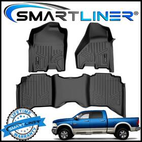 Sa0252 Smartliner Sa0252/b0047 Custom Fit Floor Mat Liners Set 10-12 Ram 1500/2500/3500 Crew Cab