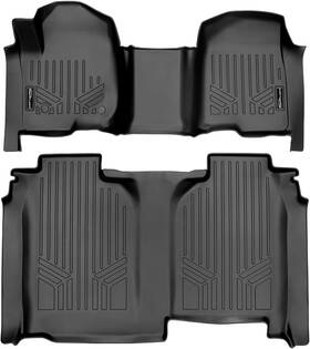 Sa0401 Smartliner Sa0401/b0457 All Weather Protection Custom Fit 2 Row Floor Mat Liner Set Black
