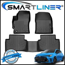 Sa0424 Smartliner Sa0424/b0425 Custom Fit 2 Row Floor Mats Liners Set Fits 2023-25 Toyota Gr Corolla