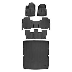Sa0573 Smartliner Custom Fit Floor Liners For 22-23 Jeep Wagoneer 8 Passenger Model