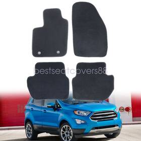 Soillar 197839557284 New Floor Mats Carpet Velour 4pcs For 2018 2019 2020 2021 2022 Ford Ecosport