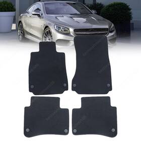 S560 Soillar 5310418000253 For 2013-2020 Mercedes S450 S600l Floor Mats Carpet Waterproof Black Velour