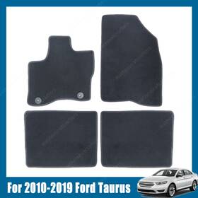 Soillar 7899960082422 Front And Rear Floor Mats Carpet Waterproof Velour For 2010-2019 Ford Taurus Sedan