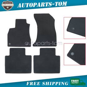 Soillar 840355556193 For 2018-2023 Audi Q5 Front And Rear Floor Mats Carpet Waterproof Black 4pcs