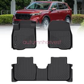 P2.tpejd114.h Soillar Floor Mats Liners For 2023 2024 2025 Honda Cr-v Include Hybrid Tpe 3d Black