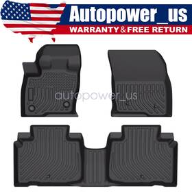 P2.tpejd127.h Soillar 3d Tpe Floor Mats Liner For 2016-2018 Lincoln Mkx/2019-2023 Nautilus All Weather