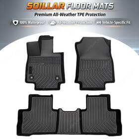 P2.tpejd13.h Soillar 3d Tpe Front And Rear Floor Mats Liner Black For 2019-2024 Toyota Rav4 Hybrid Only P2.tpejd13.h Soillar 3d Tpe Front And Rear Floor Mats Liner Black For 2019-2024 Toyota Rav4 Hybrid Only
