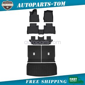 P2.tpejd598.h Soillar P2.tpejd131.h 5x Tpe Floor Mats And Trunk Cargo For Lincoln Aviator 6-seats 2020-2025 Liner New