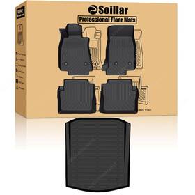 P2.tpejd407.h Soillar P2.tpejd134.h Tpe Floor Mats Liner Rear Trunk Cargo For 2020-2024 Cadillac Ct5 All Weather 4x P2.tpejd407.h Soillar P2.tpejd134.h Tpe Floor Mats Liner Rear Trunk Cargo For 2020-2024 Cadillac Ct5 All Weather 4x