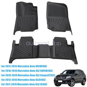 P2.tpejd153.h Soillar Floor Mats Liner For Mercedes-benz 2012-15 Ml/2016-19 Gle/13-16 Gl/17-19 Gls Tpe