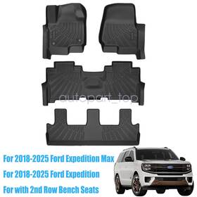 P2.tpejd155.h Soillar 3d Floor Mats Liner Fits 2020 2021 2022 2023 2024 2025 Ford Expedition Max Tpe