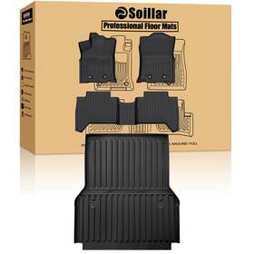 P2.tpejd371.h Soillar P2.tpejd16.h Tpe Floor Mats Trunk Liners Bed 5ft For 2016-2023 Toyota Tacoma Double Cab Auto P2.tpejd371.h Soillar P2.tpejd16.h Tpe Floor Mats Trunk Liners Bed 5ft For 2016-2023 Toyota Tacoma Double Cab Auto
