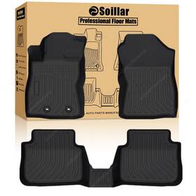 Soillar P2.tpejd174.h Tpe Floor Mats Liner Waterproof For 2024-2025 Subaru Crosstrek/impreza Hatchback