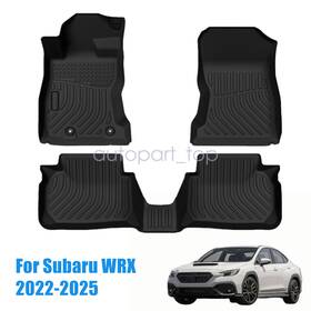 P2.tpejd175.h Soillar Front And Rear Floor Mats Liner For 2022 2023 2024 2025 Subaru Wrx Tpe Anti-slip