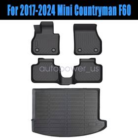 P2.tpejd579.h Soillar P2.tpejd226.h Tpe Floor Mats And Trunk Cargo Liner All Weather For 2017-2024 Mini Countryman F60