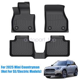 P2.tpejd227.h Soillar Floor Mats Liner For 2025 Mini Countryman Not Se/electric Models Tpe 3pcs