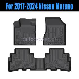 P2.tpejd236.h Soillar For 2019 2020-2024 Nissan Murano Tpe Floor Mats Liner 3d Model Front And Rear 3pcs
