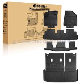 P2.tpejd578.h Soillar P2.tpejd247.h Fits 2022-2024 Nissan Pathfinder 7 Seats Tpe 3d Floor Mats And Trunk Cargo Liners