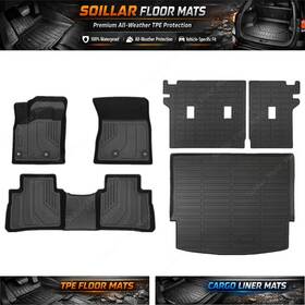 P2.tpejd250.h Soillar Floor Mats And Trunk Cargo Liners 3d For 2021 2022 2023 2024 2025 Nissan Rogue Tpe