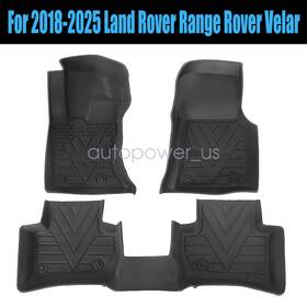 P2.tpejd255.h Soillar Front And 2nd Row Floor Mats Liner For 2018-2025 Land Rover Range Velar Tpe
