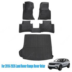 Z2.tpejd141.h Soillar P2.tpejd255.h Floor Mats Liner Cargo Tpe For 2018-2026 Land Rover Range Velar Set