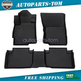 P2.tpejd282.h Soillar Tpe Floor Mats Fits Mitsubishi Eclipse Cross 2018-2024 All Weather Liners 2 Row