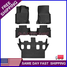 P2.tpejd305.h Soillar Tpe Floor Mats Liners Set All Weather Fits 2024-2025 Lexus Gx550 Luxury 3 Rows