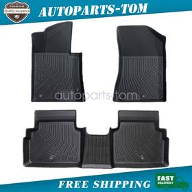 P2.tpejd312.h Soillar Tpe Floor Mats Fits Hyundai Sonata Fwd 2020-2023 All Weather Liners Waterproof