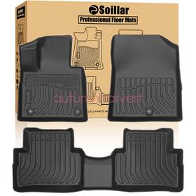 P2.tpejd316.h Soillar Floor Mats Liner For 2021-2023 Hyundai Santa Fe 5seat Front-rear All Weather Tpe P2.tpejd316.h Soillar Floor Mats Liner For 2021-2023 Hyundai Santa Fe 5seat Front-rear All Weather Tpe