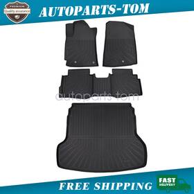 P2.tpejd542.h Soillar P2.tpejd333.h New For 2019-2024 Kia Forte 5-seats Tpe Floor Mats And Trunk Cargo Liner Anti-slip