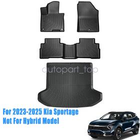 P2.tpejd347.h Soillar Floor Mats Trunk Cargo Liner 3d Model Tpe For 2023-2025 Kia Sportage Non-hybrid