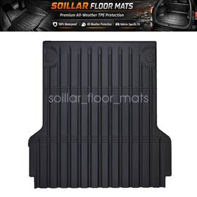 P2.tpejd357.h Soillar Tpe Rear Trunk Bed Mat Cargo Liner For 2022-2025 Ford Maverick Pickup 4.5ft New