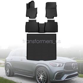 P2.tpejd406.h Soillar P2.tpejd49.h Tpe Floor Mats Liners And Trunk Cargo Fits 2020-2025 Mercedes-benz Gle-class Suv