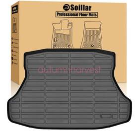 P2.tpejd415.h Soillar Tpe Rear Cargo Trunk Liner Cover Floor Mat For 2012-2015 Honda Civic Waterproof