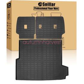P2.tpejd448.h Soillar Tpe Cargo Trunk Liner Cover Backrest Mat For 2025 2026 Toyota 4runner Hybrid 3d