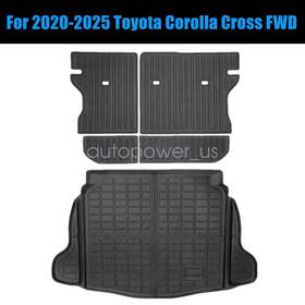 P2.tpejd453.h Soillar For 2022 2023 2024 Toyota Corolla Cross Fwd Tpe Backrest Mats Trunk Cargo Liner