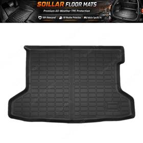 P2.tpejd460.h Soillar Fits 2016-2022 Honda Hr-v 5seats Tpe Cargo Trunk Liner Waterproof Full Set Black