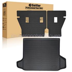 P2.tpejd468.h Soillar Fits 2018-2024 Chevy Equinox Gmc Terrain Tpe Backrest Mats And Trunk Cargo Liners