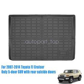 P2.tpejd481.h Soillar 3d Tpe Trunk Cargo Liner Floor Mat Black For 2007 2008-2014 Toyota Fj Cruiser