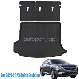 P2.tpejd500.h Soillar Backrest Mats Trunk Cargo Liner Bed For 2021-2023 Buick Envision Tpe All Weather