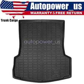 P2.tpejd502.h Soillar Tpe Anti-slip Rear Cargo Trunk Liner Cover Floor Mat For 2016 2017 Cadillac Ct6