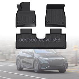 Soillar P2.tpejd53.h For 2023 2024 2025 Mercedes-benz X296 Eqs Suv Floor Mats Liner Tpe Anti-slip Blk