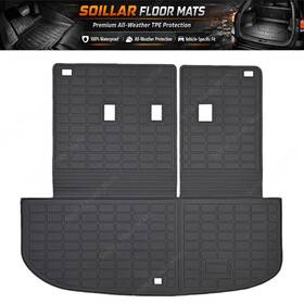 P2.tpejd532.h Soillar Tpe Trunk Cargo Liner Floor Mat For 2021 2022 2023 2024 2025 Hyundai Palisade