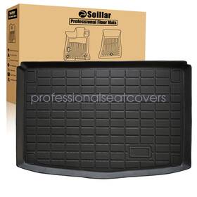 P2.tpejd544.h Soillar For 2020-2025 Kia Soul Cargo Trunk Liner Cover Floor Mat Tpe All Weather Black